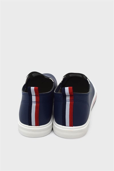 Benetton Erkek Yazlık Casual Deri Ayakkabı Lacivert BN-10087