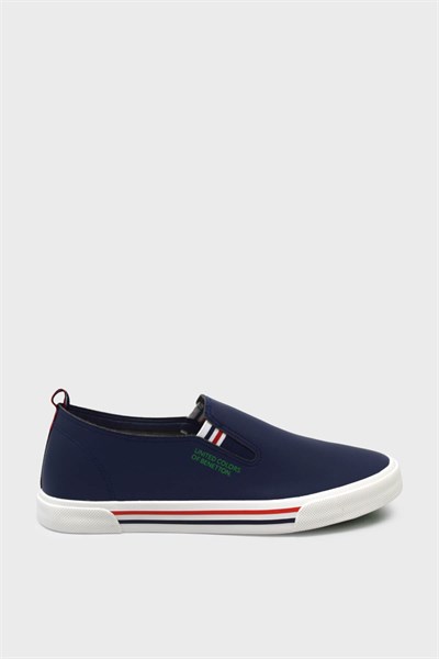 Benetton Erkek Yazlık Casual Deri Ayakkabı Lacivert BN-10087