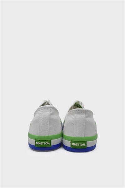Benetton Erkek Yazlık Kısa Converse Spor Ayakkabı Beyaz BN-30191