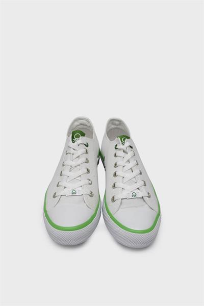 Benetton Erkek Yazlık Kısa Converse Spor Ayakkabı Beyaz BN-30191