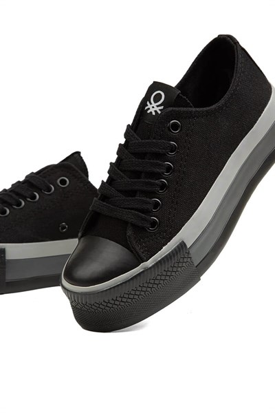 Benetton Kadın Converse Spor Ayakkabı Siyah BN-30937
