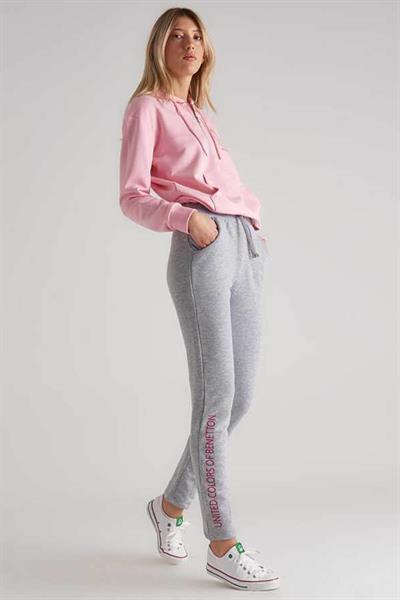 Benetton Kadın Eşofman Altı Gri BNT-W20055