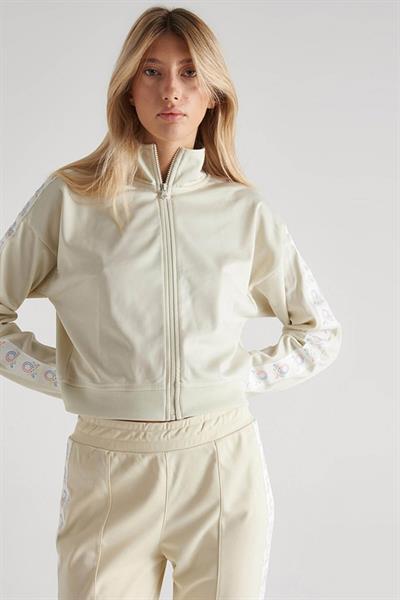 Benetton Kadın Fermuarlı Sweatshirt Ekru BNT-W20189