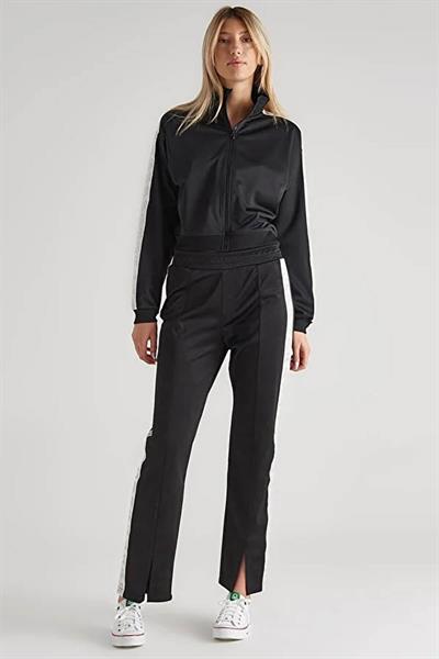 Benetton Kadın Fermuarlı Sweatshirt Siyah BNT-W20189