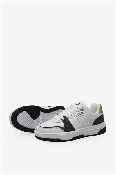 Benetton Kadın Sneaker Beyaz Kahve BNI-12091