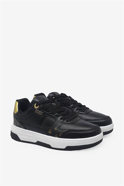 Benetton Kadın Sneaker Siyah Beyaz BNI-12091