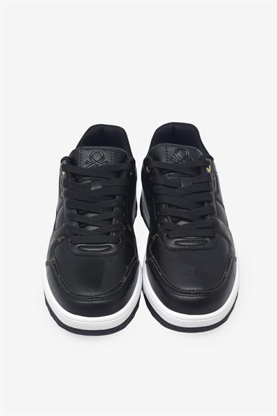 Benetton Kadın Sneaker Siyah Beyaz BNI-12091