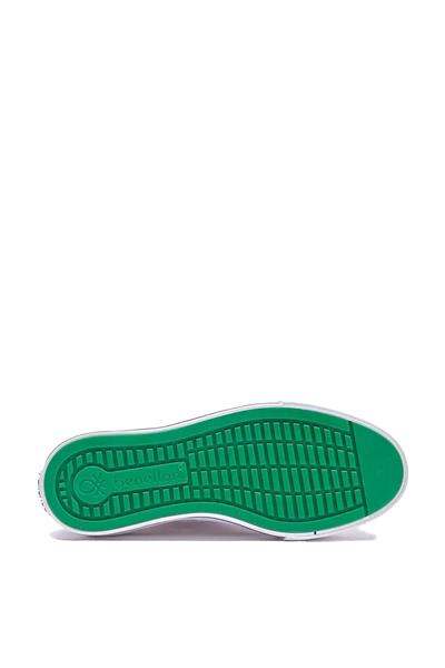 Benetton Kadın Yarım Converse Spor Ayakkabı Beyaz BN-30935