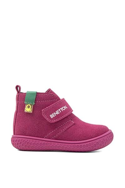 Benetton Kız Çocuk Casual Cırtlı Bot Pembe BN-30490B