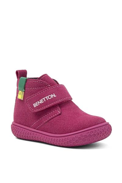Benetton Kız Çocuk Casual Cırtlı Bot Pembe BN-30490B