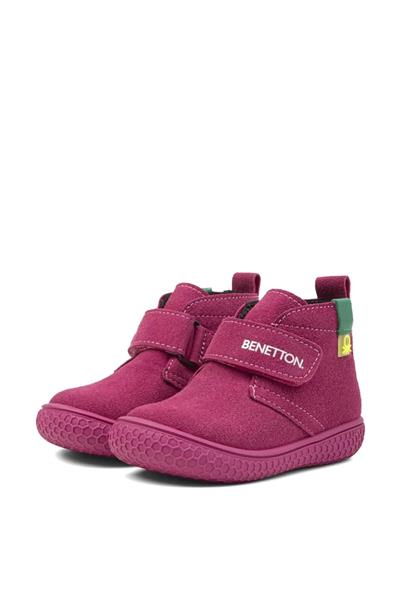 Benetton Kız Çocuk Casual Cırtlı Bot Pembe BN-30490B