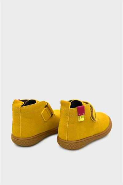 Benetton Unisex Çocuk Casual Cırtlı Bot Sarı BN-30490B