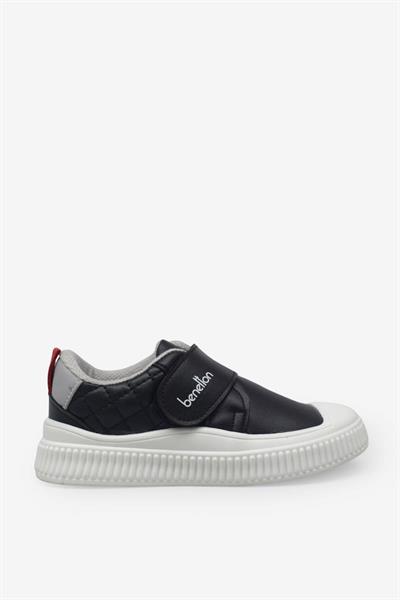 Benetton Unisex Çocuk Cırtlı Casual Ayakkabı Siyah BN-32091