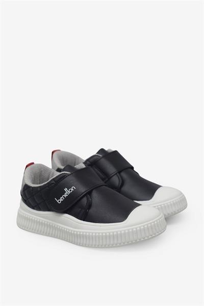 Benetton Unisex Çocuk Cırtlı Casual Ayakkabı Siyah BN-32091
