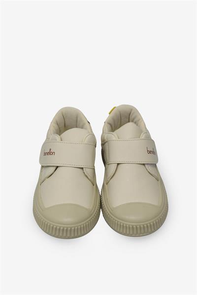 Benetton Unisex Çocuk Cırtlı Casual Ayakkabı Bej BN-32091