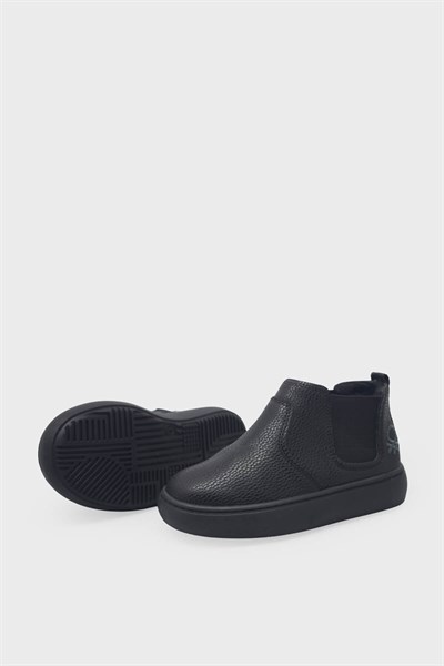 Benetton Unisex Çocuk Günlük Bot Siyah BN-50182