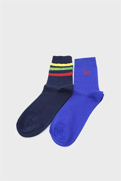 Benetton Unisex Çorap Lacivert BNT-M24014