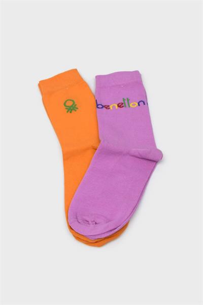 Benetton Unisex Çorap Turuncu BNT-M24008