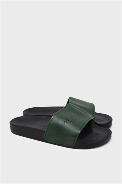 Beverly Hills Polo Club Unisex Terlik Siyah Yeşil PO-1007