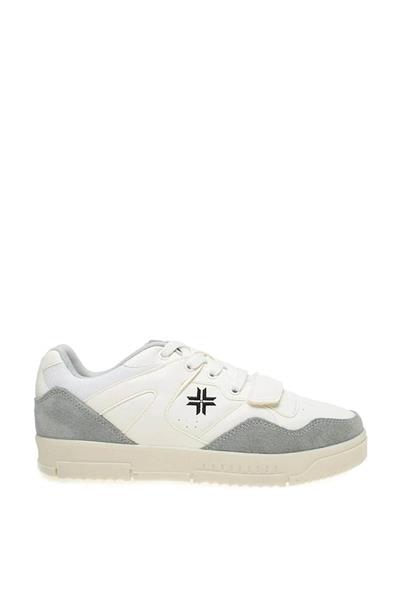 Buckhead Erkek Sneakers Spor Ayakkabı Beyaz Gri BUCK-4222