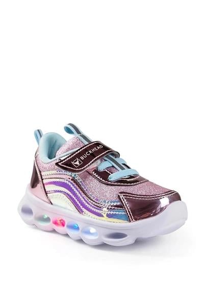 Buckhead Kız Çocuk Işıklı Spor Ayakkabı Lila BUCK-4246