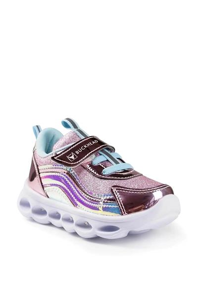 Buckhead Kız Çocuk Işıklı Spor Ayakkabı Lila BUCK-4246