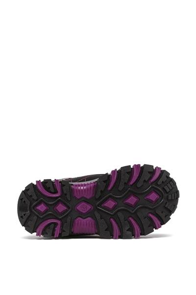Buckhead Unisex Çocuk Spor Bot Siyah Mor BUCK-4176