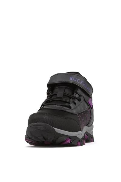 Buckhead Unisex Çocuk Spor Bot Siyah Mor BUCK-4176