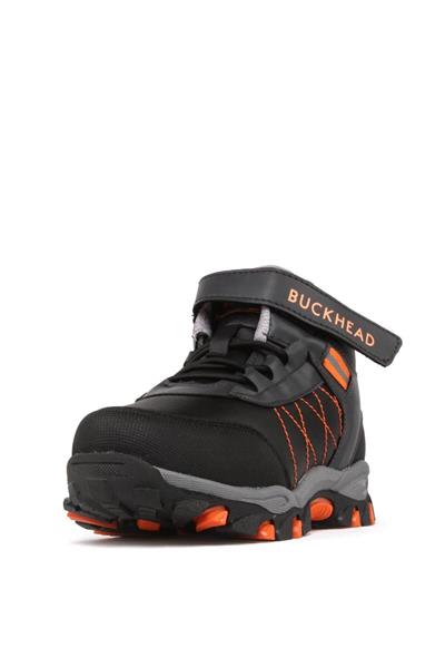 Buckhead Unisex Çocuk Spor Bot Siyah Turuncu BUCK-4176