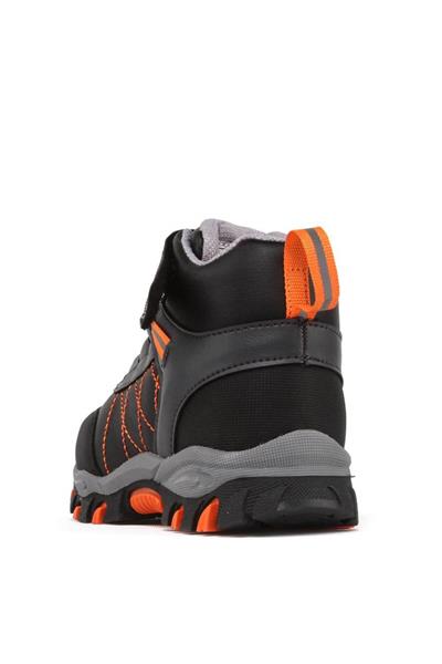 Buckhead Unisex Çocuk Spor Bot Siyah Turuncu BUCK-4176