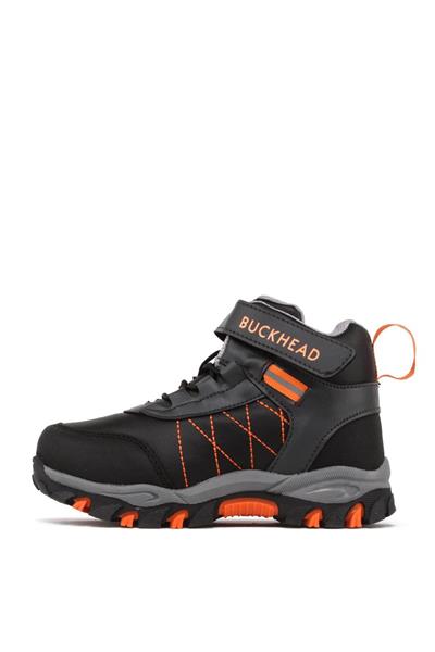 Buckhead Unisex Çocuk Spor Bot Siyah Turuncu BUCK-4176