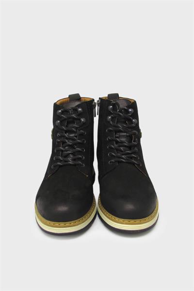 Bulldozer Erkek Casual Deri Bot Nubuk Siyah BUL-230311