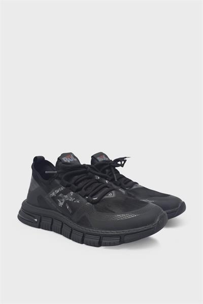 Bulldozer Erkek Mevsimlik Sneakers Siyah BUL-250411