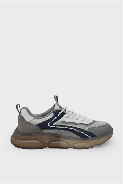 Bulldozer Erkek Yazlık Sneakers Spor Ayakkabı Gri BUL231462
