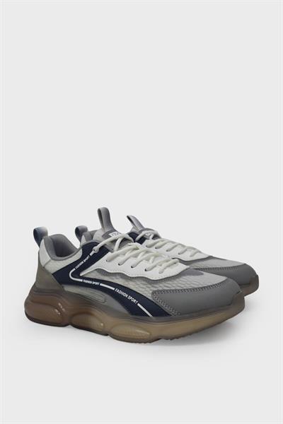 Bulldozer Erkek Yazlık Sneakers Spor Ayakkabı Gri BUL231462
