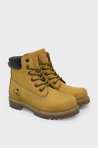 Bulldozer Unisex Cat Stil Deri Bot Nubuk Sarı BUL-240202