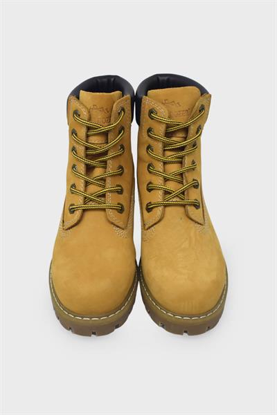 Bulldozer Unisex Cat Stil Deri Bot Nubuk Sarı BUL-240202