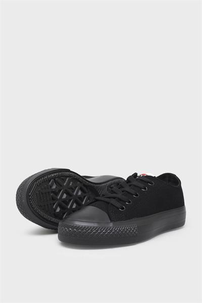 Bulldozer Unisex Çocuk Kısa Converse Spor Ayakkabı Siyah BUL-231902