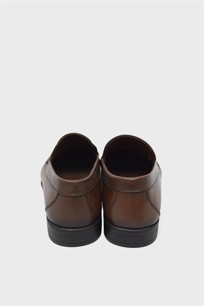 Castle Black Erkek Cocik Deri Ayakkabı Kahve CB-31101