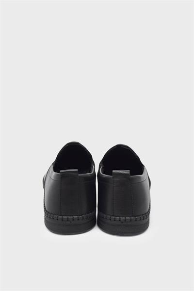 Castle Black Erkek Comfort Deri Ayakkabı Siyah CB71101