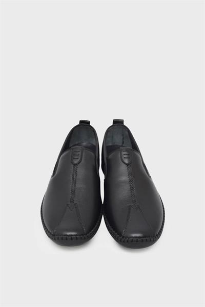 Castle Black Erkek Comfort Deri Ayakkabı Siyah CB71101