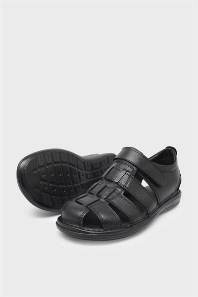 Castle Black Erkek Günlük Sandalet Siyah CB-8520