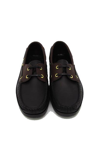 Castle Black Erkek Loafer Deri Ayakkabı Siyah Kahve CB10101