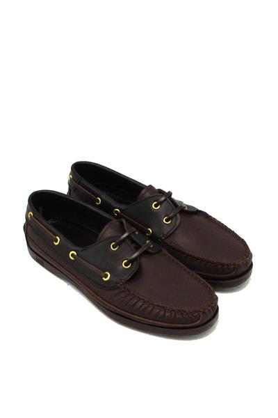 Castle Black Erkek Loafer Deri Ayakkabı Kahve Siyah CB10101