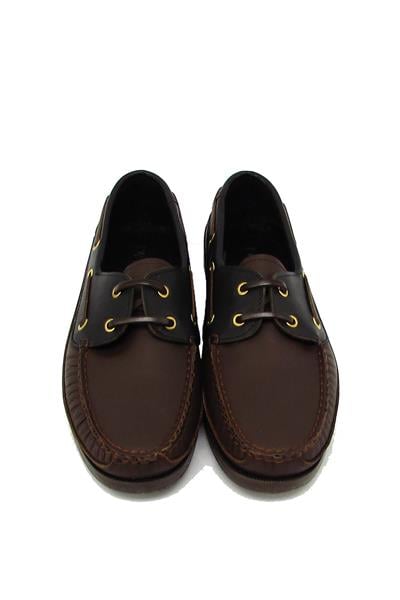 Castle Black Erkek Loafer Deri Ayakkabı Kahve Siyah CB10101