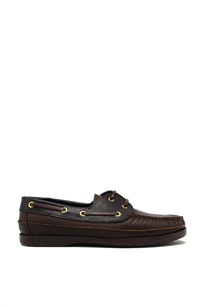 Castle Black Erkek Loafer Deri Ayakkabı Kahve Siyah CB10101