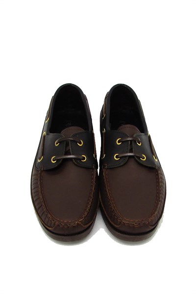 Castle Black Erkek Loafer Deri Ayakkabı Kahve Siyah CB10101