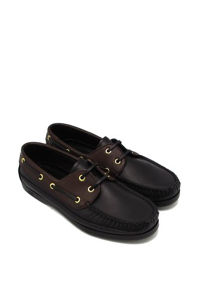 Castle Black Erkek Loafer Deri Ayakkabı Siyah Kahve CB10101