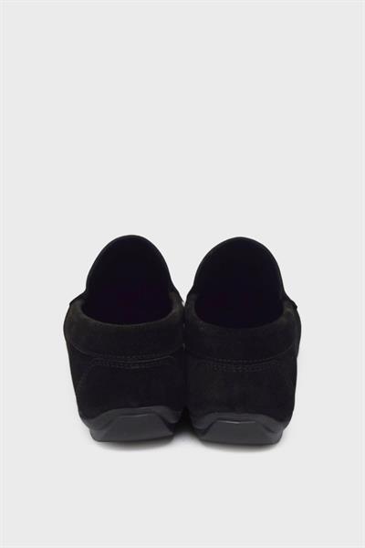 Castle Black Erkek Yazlık Casual Deri Ayakkabı Süet Siyah CB42730