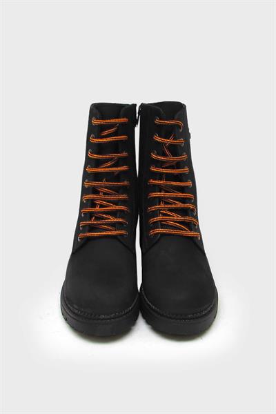 Castle Black Kadın Casual Deri Bot Nubuk Siyah CB90006